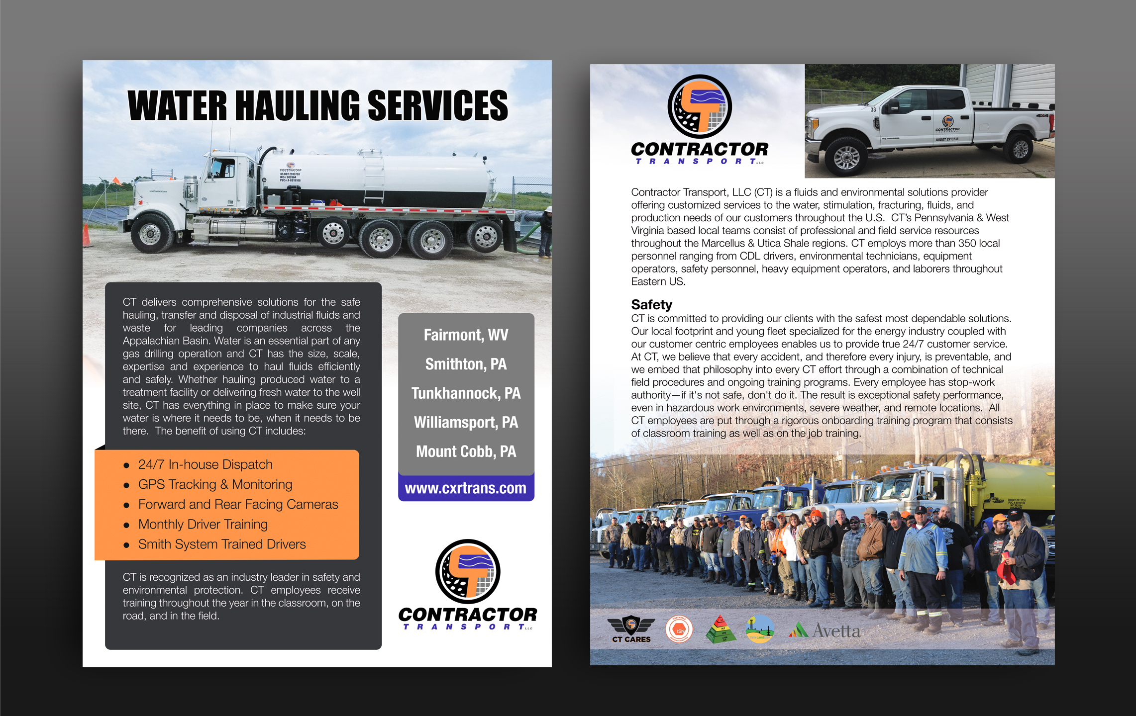 Water Hauling Sevices Contractor Transport LLC