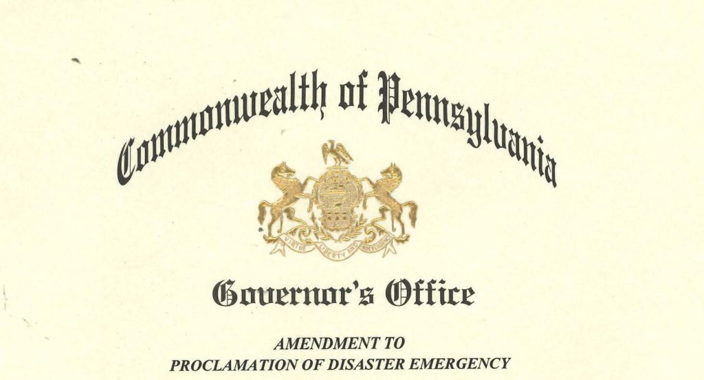 06032020 Amendment to COVID Disaster Emergency Proclamation 1